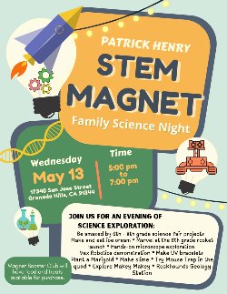 PHMS STEM Family Night 2026